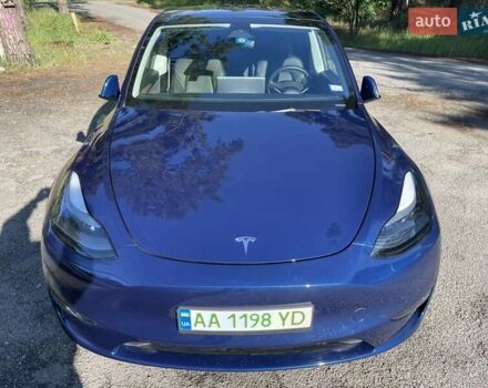 Синий Тесла Model Y, объемом двигателя 0 л и пробегом 30 тыс. км за 29000 $, фото 1 на Automoto.ua