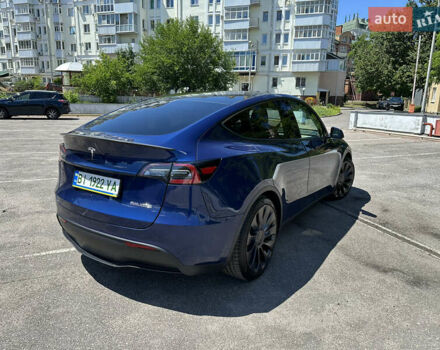 Синий Тесла Model Y, объемом двигателя 0 л и пробегом 15 тыс. км за 33000 $, фото 14 на Automoto.ua