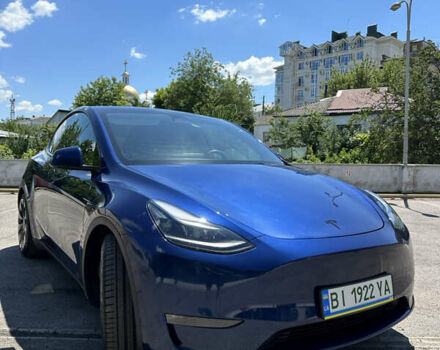 Синий Тесла Model Y, объемом двигателя 0 л и пробегом 15 тыс. км за 33000 $, фото 2 на Automoto.ua