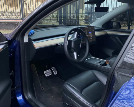 Синий Тесла Model Y, объемом двигателя 0 л и пробегом 42 тыс. км за 26900 $, фото 8 на Automoto.ua