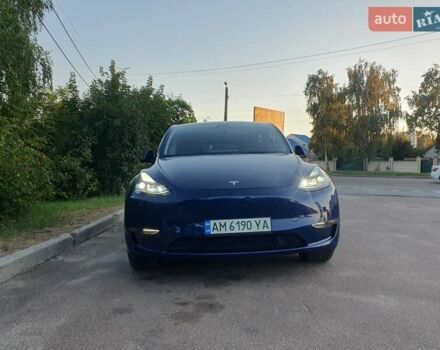 Синий Тесла Model Y, объемом двигателя 0 л и пробегом 31 тыс. км за 28000 $, фото 1 на Automoto.ua