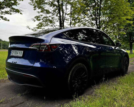 Синий Тесла Model Y, объемом двигателя 0 л и пробегом 26 тыс. км за 19900 $, фото 13 на Automoto.ua