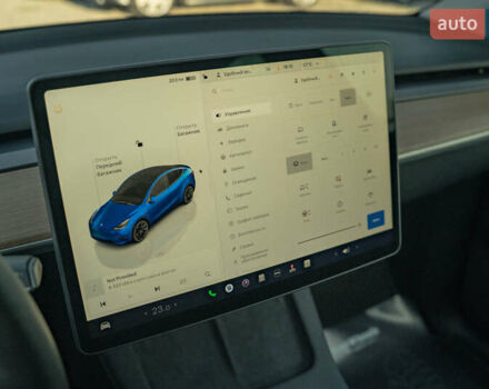 Синий Тесла Model Y, объемом двигателя 0 л и пробегом 79 тыс. км за 31900 $, фото 20 на Automoto.ua