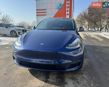 Синий Тесла Model Y, объемом двигателя 0 л и пробегом 21 тыс. км за 26500 $, фото 3 на Automoto.ua