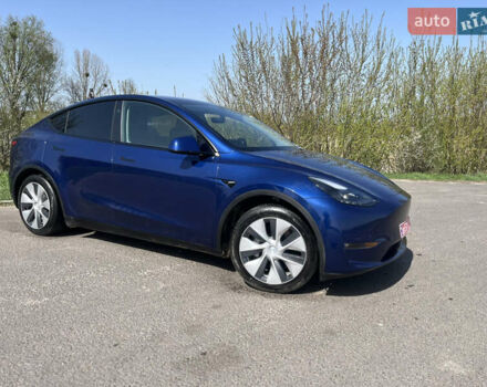 Синий Тесла Model Y, объемом двигателя 0 л и пробегом 28 тыс. км за 28819 $, фото 32 на Automoto.ua