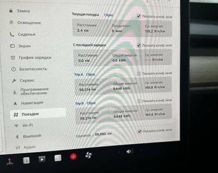 Синий Тесла Model Y, объемом двигателя 0 л и пробегом 59 тыс. км за 25500 $, фото 1 на Automoto.ua