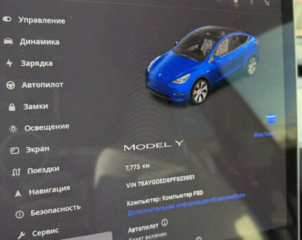 Синий Тесла Model Y, объемом двигателя 0 л и пробегом 10 тыс. км за 25000 $, фото 10 на Automoto.ua