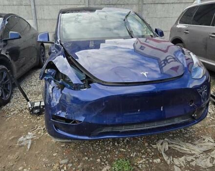 Синий Тесла Model Y, объемом двигателя 0 л и пробегом 42 тыс. км за 21800 $, фото 7 на Automoto.ua