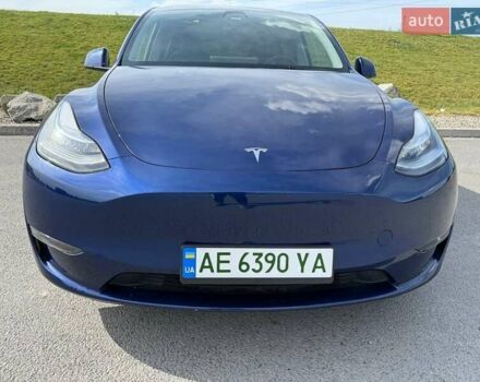 Синий Тесла Model Y, объемом двигателя 0 л и пробегом 40 тыс. км за 26999 $, фото 8 на Automoto.ua