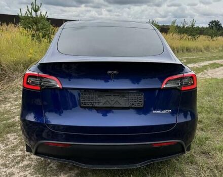 Синий Тесла Model Y, объемом двигателя 0 л и пробегом 37 тыс. км за 26700 $, фото 24 на Automoto.ua