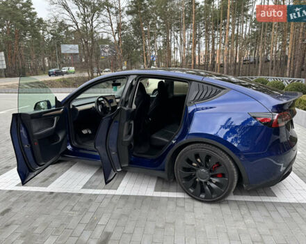 Синий Тесла Model Y, объемом двигателя 0 л и пробегом 18 тыс. км за 31200 $, фото 18 на Automoto.ua