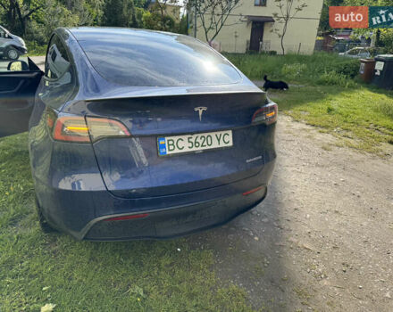 Синій Тесла Model Y, об'ємом двигуна 0 л та пробігом 57 тис. км за 31900 $, фото 4 на Automoto.ua