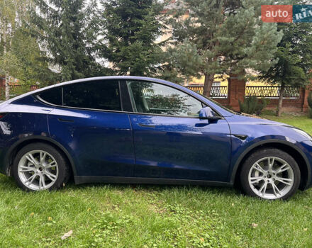 Синий Тесла Model Y, объемом двигателя 0 л и пробегом 37 тыс. км за 27270 $, фото 11 на Automoto.ua