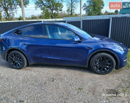 Синий Тесла Model Y, объемом двигателя 0 л и пробегом 25 тыс. км за 27300 $, фото 14 на Automoto.ua