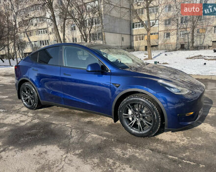 Синий Тесла Model Y, объемом двигателя 0 л и пробегом 21 тыс. км за 26500 $, фото 14 на Automoto.ua