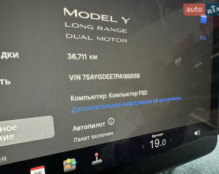 Синий Тесла Model Y, объемом двигателя 0 л и пробегом 36 тыс. км за 33000 $, фото 16 на Automoto.ua