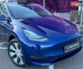 Синий Тесла Model Y, объемом двигателя 0 л и пробегом 48 тыс. км за 32990 $, фото 1 на Automoto.ua