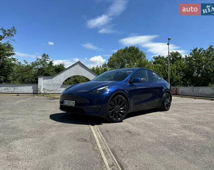 Синий Тесла Model Y, объемом двигателя 0 л и пробегом 15 тыс. км за 33000 $, фото 6 на Automoto.ua