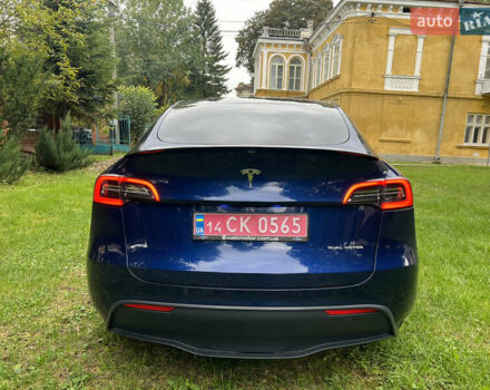 Синий Тесла Model Y, объемом двигателя 0 л и пробегом 37 тыс. км за 27270 $, фото 15 на Automoto.ua