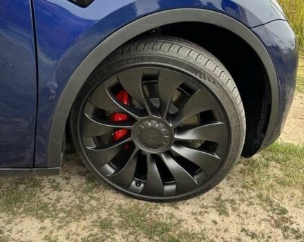 Синий Тесла Model Y, объемом двигателя 0 л и пробегом 37 тыс. км за 26700 $, фото 36 на Automoto.ua