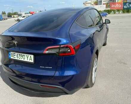 Синий Тесла Model Y, объемом двигателя 0 л и пробегом 40 тыс. км за 26999 $, фото 14 на Automoto.ua