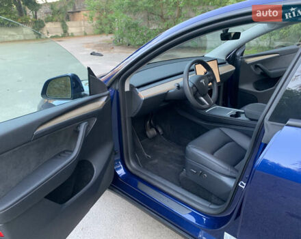 Синий Тесла Model Y, объемом двигателя 0 л и пробегом 34 тыс. км за 26800 $, фото 9 на Automoto.ua