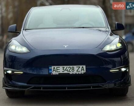 Синий Тесла Model Y, объемом двигателя 0 л и пробегом 14 тыс. км за 27600 $, фото 7 на Automoto.ua