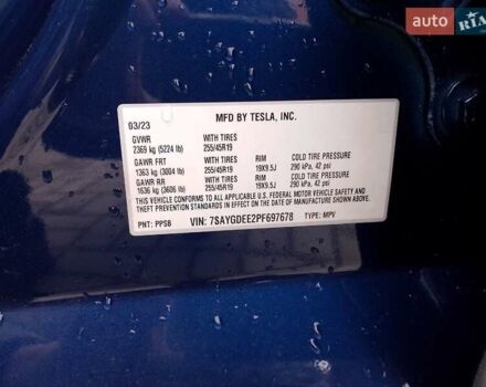 Синій Тесла Model Y, об'ємом двигуна 0 л та пробігом 54 тис. км за 30000 $, фото 39 на Automoto.ua
