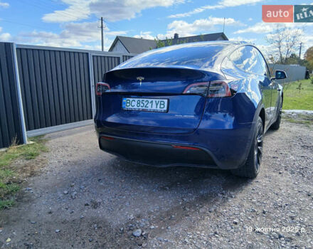 Синий Тесла Model Y, объемом двигателя 0 л и пробегом 25 тыс. км за 27300 $, фото 12 на Automoto.ua