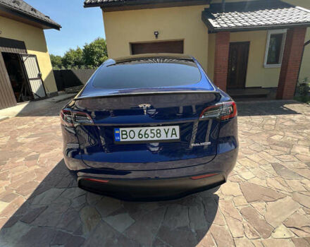 Синий Тесла Model Y, объемом двигателя 0 л и пробегом 37 тыс. км за 31000 $, фото 5 на Automoto.ua