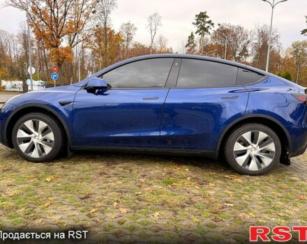 Синий Тесла Model Y, объемом двигателя 0 л и пробегом 46 тыс. км за 31900 $, фото 3 на Automoto.ua