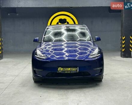 Синій Тесла Model Y, об'ємом двигуна 0 л та пробігом 80 тис. км за 30000 $, фото 1 на Automoto.ua