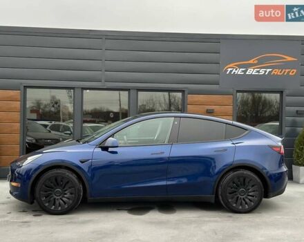 Синий Тесла Model Y, объемом двигателя 0 л и пробегом 10 тыс. км за 30494 $, фото 7 на Automoto.ua