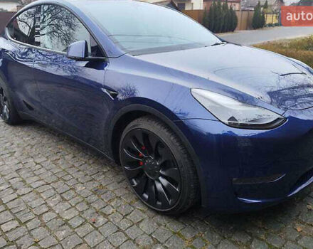 Синій Тесла Model Y, об'ємом двигуна 0 л та пробігом 24 тис. км за 25000 $, фото 5 на Automoto.ua