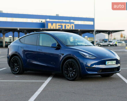 Синий Тесла Model Y, объемом двигателя 0 л и пробегом 11 тыс. км за 33300 $, фото 7 на Automoto.ua