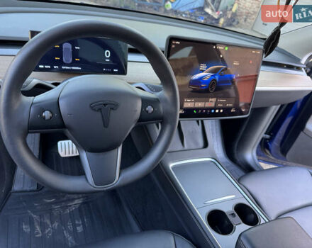 Синий Тесла Model Y, объемом двигателя 0 л и пробегом 47 тыс. км за 30100 $, фото 6 на Automoto.ua