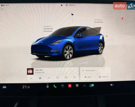 Синий Тесла Model Y, объемом двигателя 0 л и пробегом 46 тыс. км за 31900 $, фото 14 на Automoto.ua