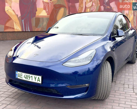 Синий Тесла Model Y, объемом двигателя 0 л и пробегом 14 тыс. км за 24500 $, фото 6 на Automoto.ua