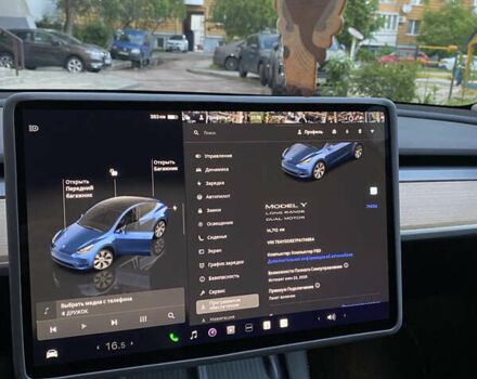 Синий Тесла Model Y, объемом двигателя 0 л и пробегом 15 тыс. км за 28200 $, фото 18 на Automoto.ua
