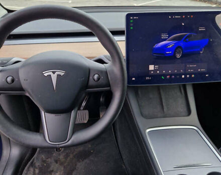 Синий Тесла Model Y, объемом двигателя 0 л и пробегом 46 тыс. км за 25499 $, фото 7 на Automoto.ua