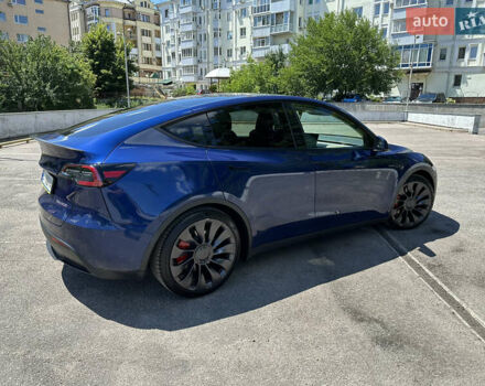 Синий Тесла Model Y, объемом двигателя 0 л и пробегом 15 тыс. км за 33000 $, фото 15 на Automoto.ua