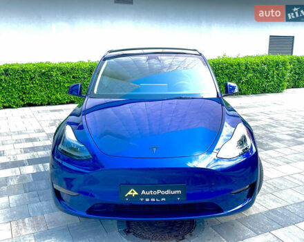Синій Тесла Model Y, об'ємом двигуна 0 л та пробігом 34 тис. км за 28900 $, фото 1 на Automoto.ua