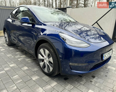 Синий Тесла Model Y, объемом двигателя 0 л и пробегом 4 тыс. км за 33000 $, фото 6 на Automoto.ua