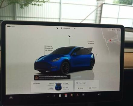 Синий Тесла Model Y, объемом двигателя 0 л и пробегом 37 тыс. км за 26700 $, фото 3 на Automoto.ua