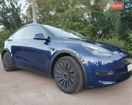Синий Тесла Model Y, объемом двигателя 0 л и пробегом 31 тыс. км за 28000 $, фото 23 на Automoto.ua