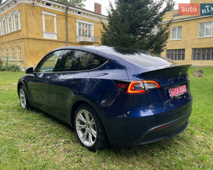 Синий Тесла Model Y, объемом двигателя 0 л и пробегом 37 тыс. км за 27270 $, фото 17 на Automoto.ua
