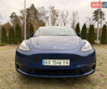 Синий Тесла Model Y, объемом двигателя 0 л и пробегом 46 тыс. км за 31900 $, фото 1 на Automoto.ua