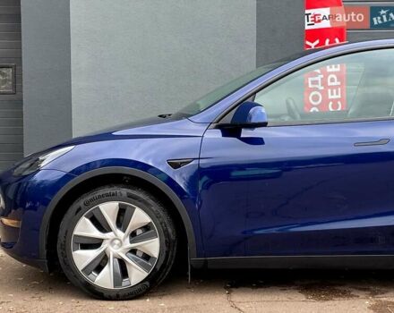 Синий Тесла Model Y, объемом двигателя 0 л и пробегом 35 тыс. км за 30999 $, фото 4 на Automoto.ua