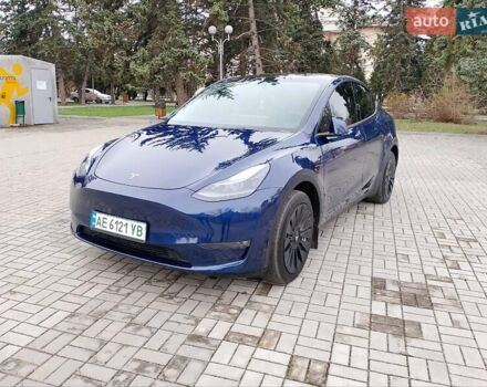 Синій Тесла Model Y, об'ємом двигуна 0 л та пробігом 54 тис. км за 30000 $, фото 1 на Automoto.ua