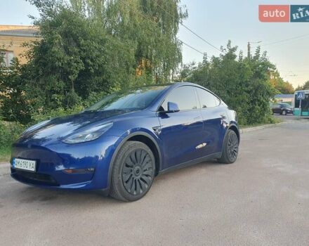 Синий Тесла Model Y, объемом двигателя 0 л и пробегом 31 тыс. км за 28000 $, фото 2 на Automoto.ua